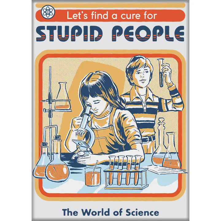 Steven Rhodes Let's Find a Cure Magnet - Game On