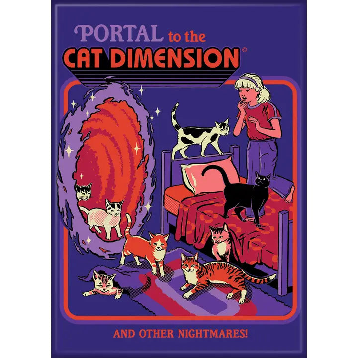 Steven Rhodes Portal to the Cat Dimension Magnet - Game On
