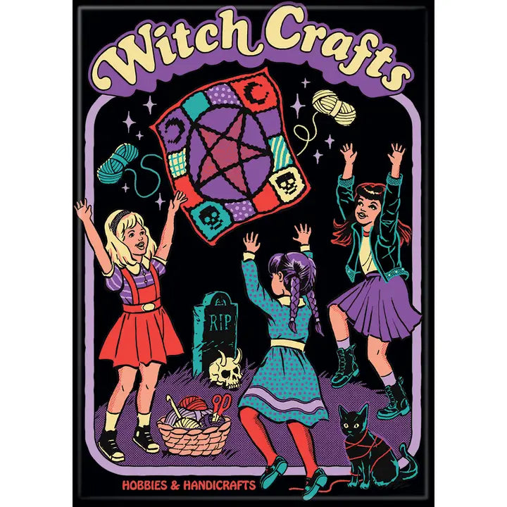 Steven Rhodes Witch Crafts Magnet - Game On