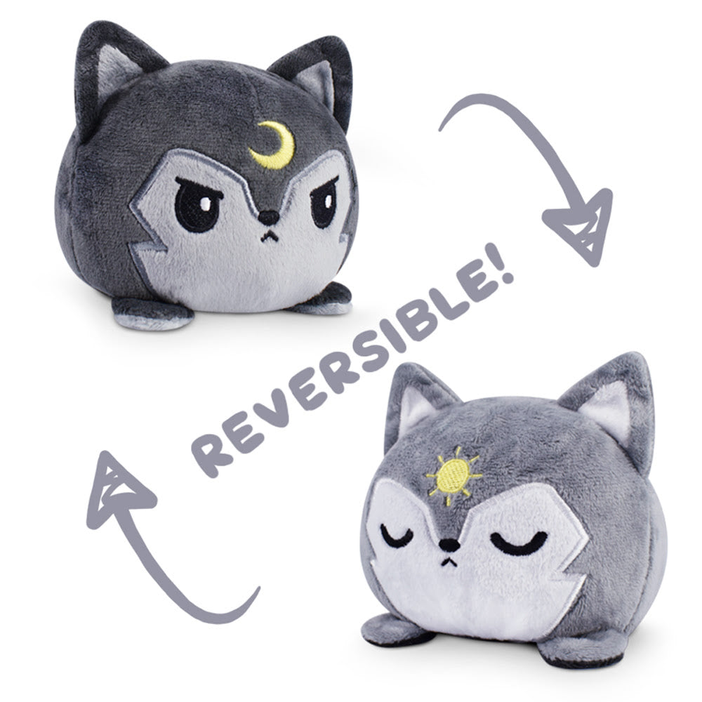Sun/Moon Wolf - Reversible Plushie - Game On
