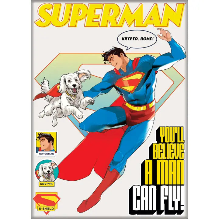 Superman 2025 Comic Cover Magnet - Game On