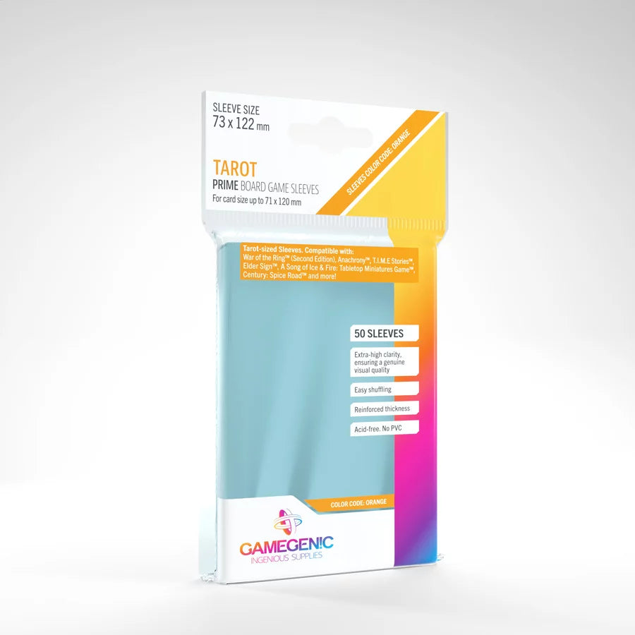 PRIME Sleeves: Tarot (72 x 122 mm) - Game On