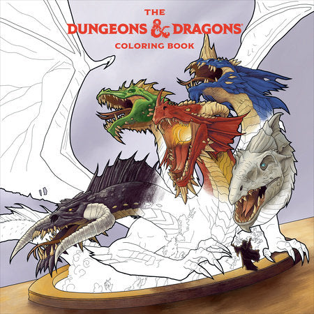 The Dungeons & Dragons Coloring Book - Game On