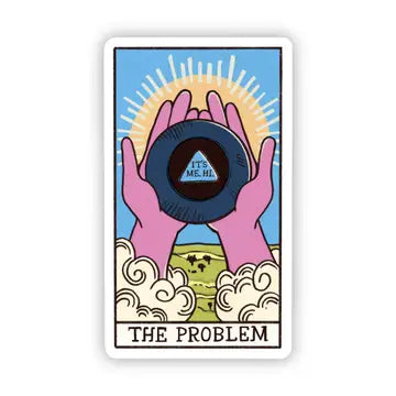 The Problem" Tarot Card Sticker - Game On