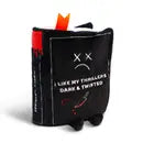 Thrillers Dark Plush Book - Game On
