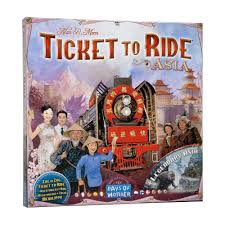 Ticket to Ride Asia Map 1 - Family - Asmodee - Game On