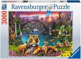 Tigers in Paradise 3000 pc Puzzle - Game On