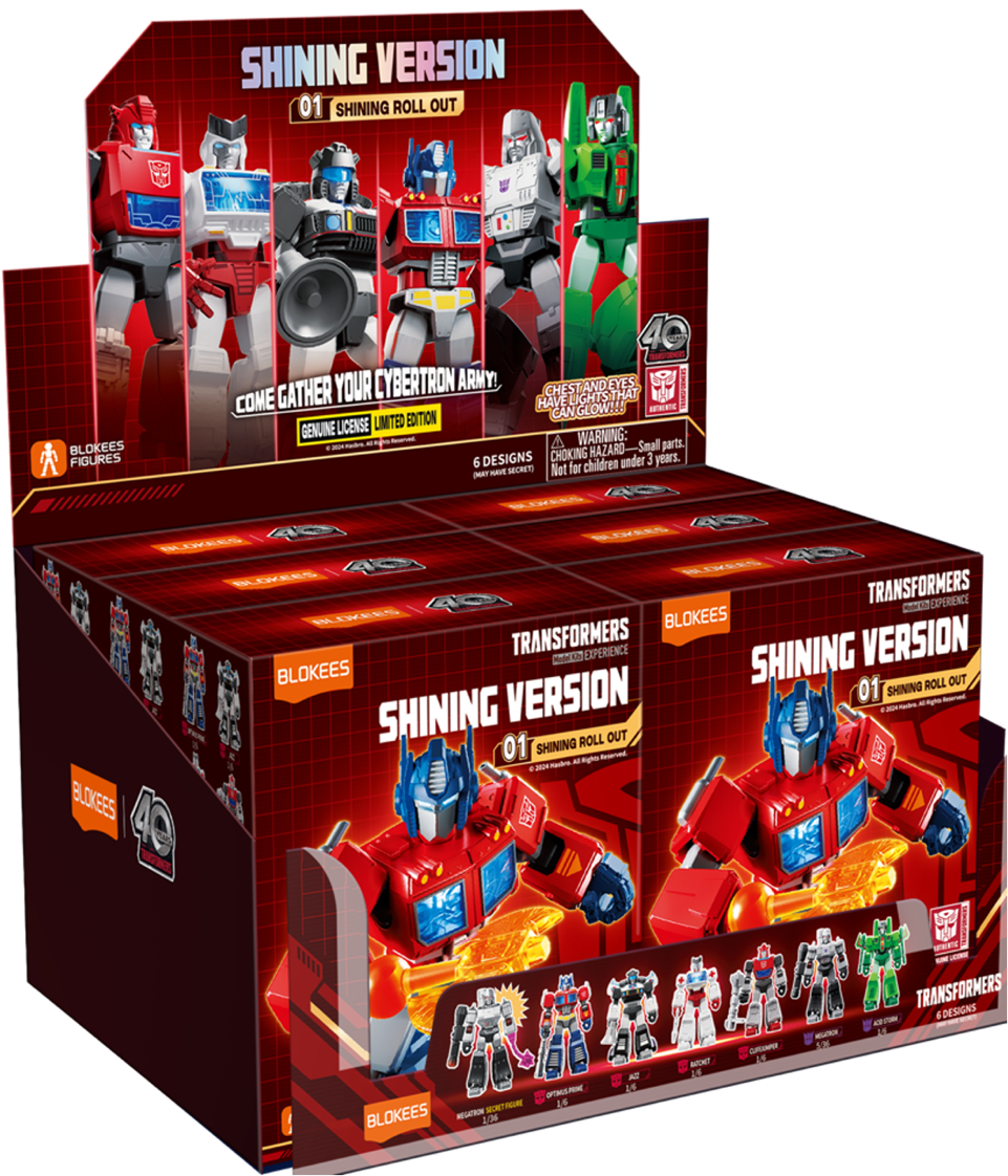 Transformers Shining 01 Shining Roll Out Display - Game On