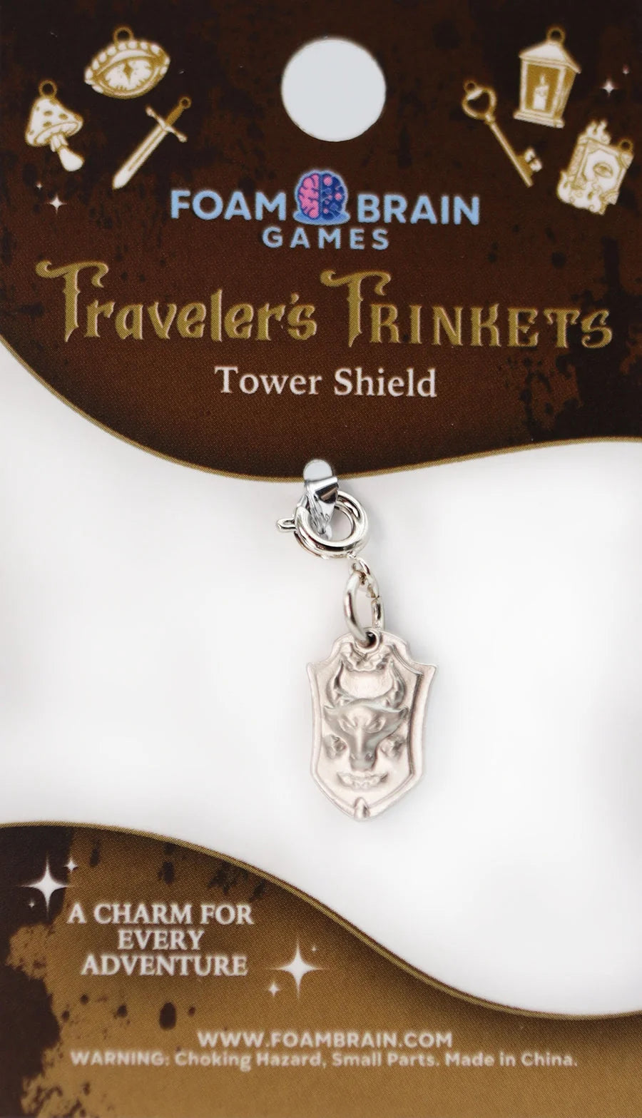 Traveler's Trinkets - Tower Shield Charm - Game On