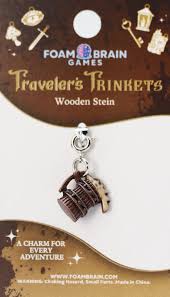 Traveler's Trinkets - Wooden Stein Charm - Game On