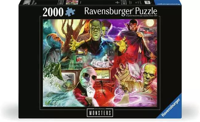 Universal Monsters 2000 Pc Puzzle - Game On