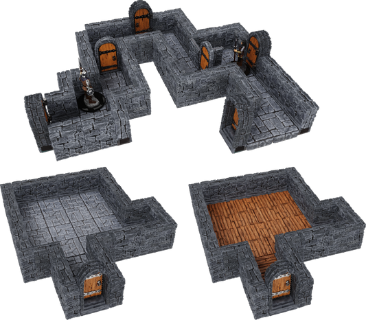 WT: Dungeon 1" Straight Walls - Terrain - Game On