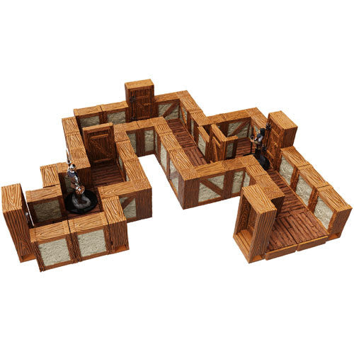 WT: Village 1" Straight Walls - Terrain - Game On