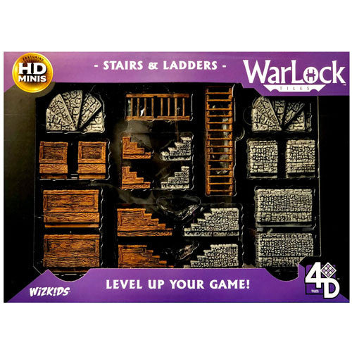 WarLock Tiles Stairs & Ladders - Terrain - Game On
