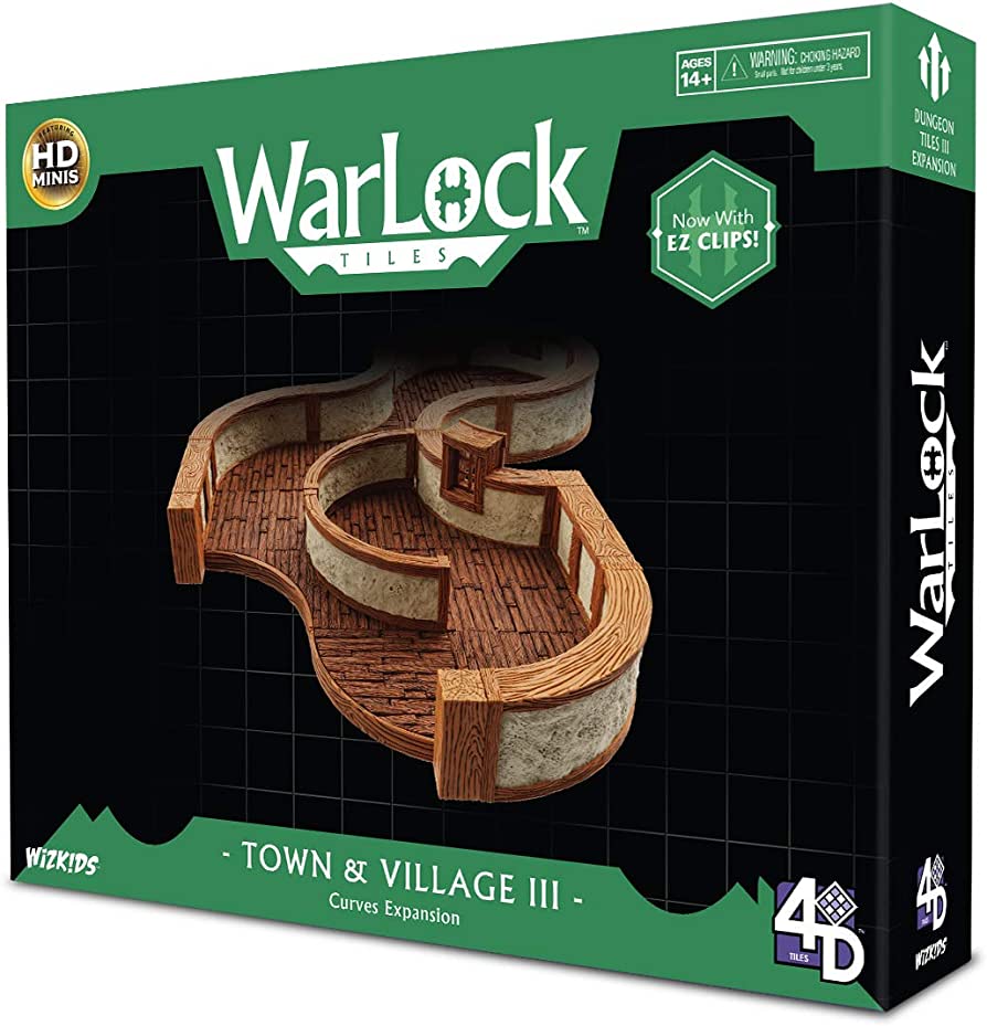 Warlock Tiles III Village Curve - Terrain - Game On
