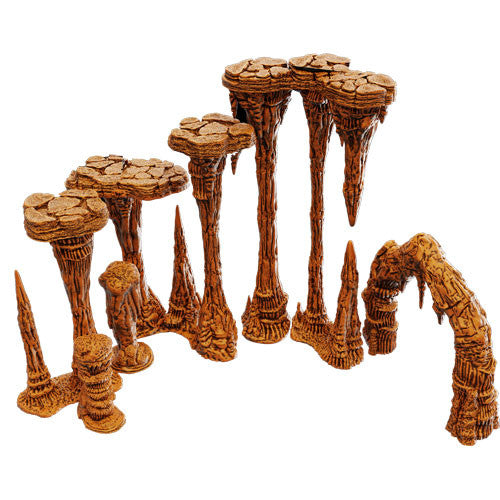 Warlock Tiles Stalactites Mites - Terrain - Game On
