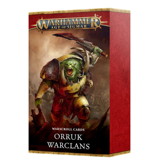 Warscroll Cards - Orruk Warclans - Game On