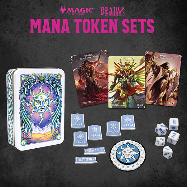 White Mana Metal Token Set - Game On