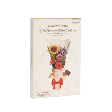 3D Wooden Flower - Puzzle Bundle Pack - Game On
