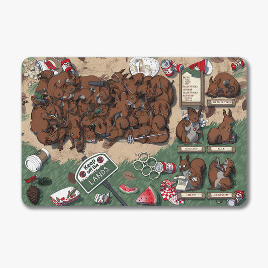 World of Trash - Squirrels - Rodent Ruckus Playmats - Game On