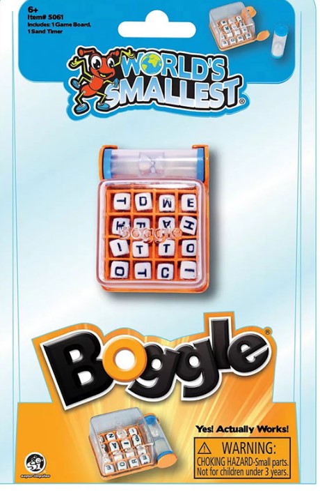 World's Smallest - Boggle - Game On