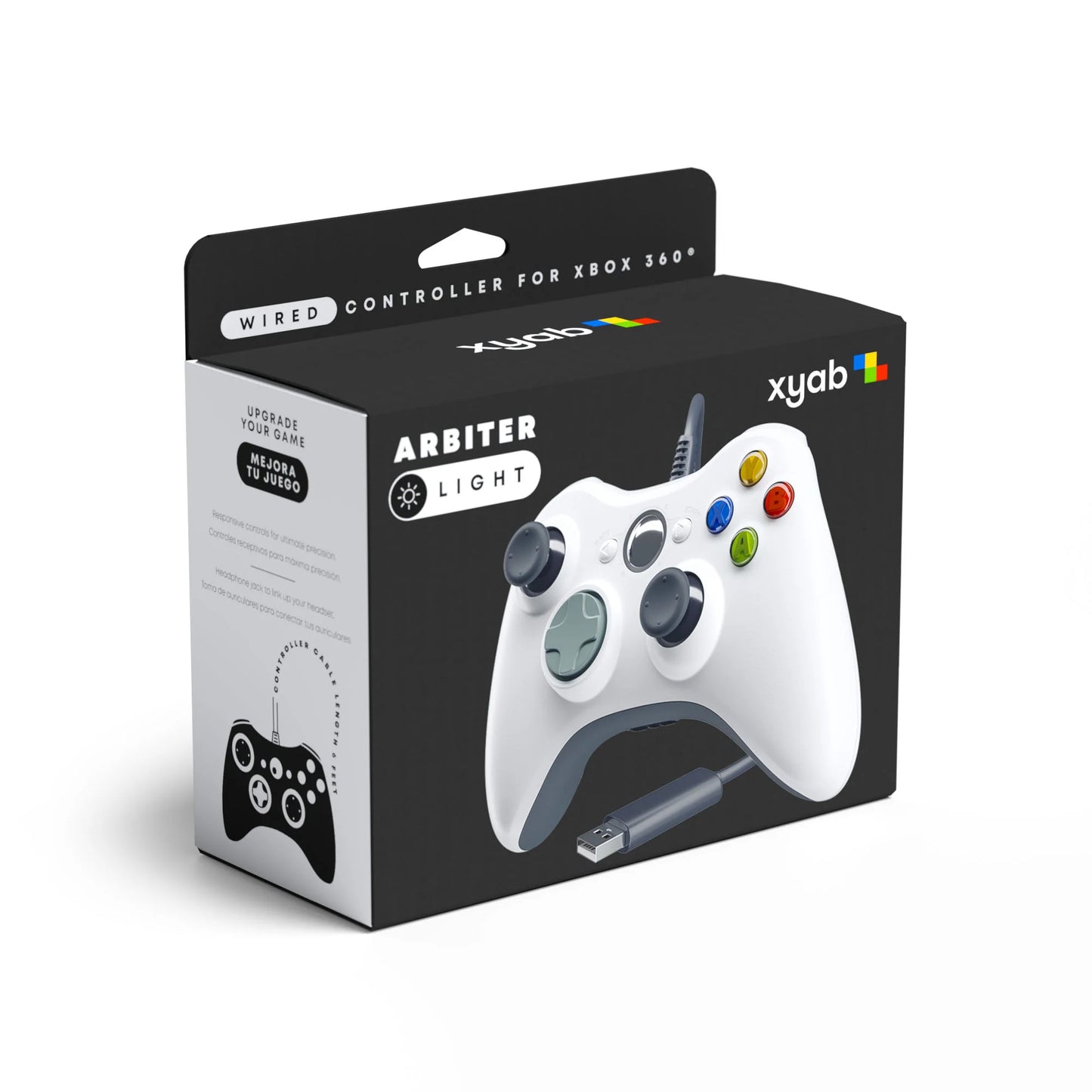 White Wired Xbox 360 Controller - Game On