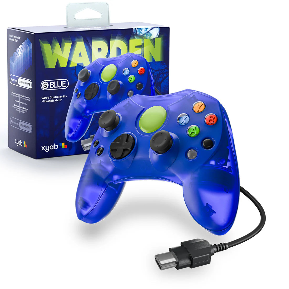 Xbox Wired Blue Controller - Game On