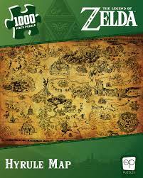 Zelda Hyrule Map 1000 Pc - Game On