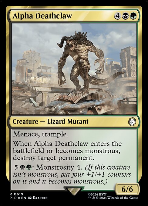 Alpha Deathclaw (619) (Foil) - Fallout - Game On