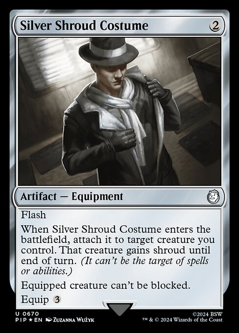 Silver Shroud Costume (670) (Foil) - Fallout - Game On