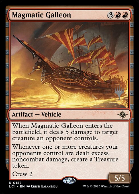 Magmatic Galleon (157p) - The Lost Caverns of Ixalan Promos - Game On