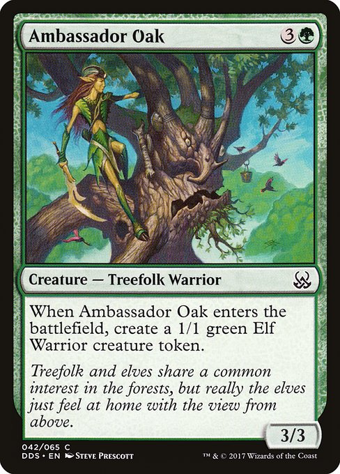 Ambassador Oak (42) - Duel Decks: Mind vs. Might - Game On