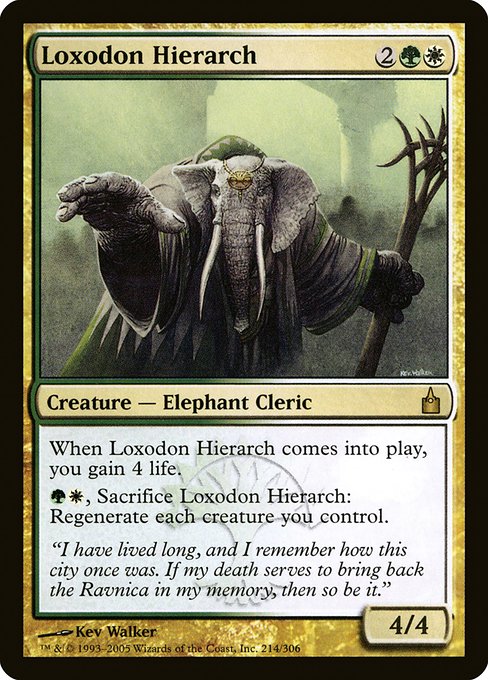 Loxodon Hierarch (214) - Ravnica: City of Guilds - Game On