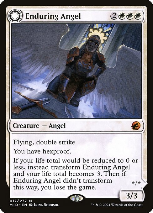 Enduring Angel // Angelic Enforcer (17) - Innistrad: Midnight Hunt - Game On