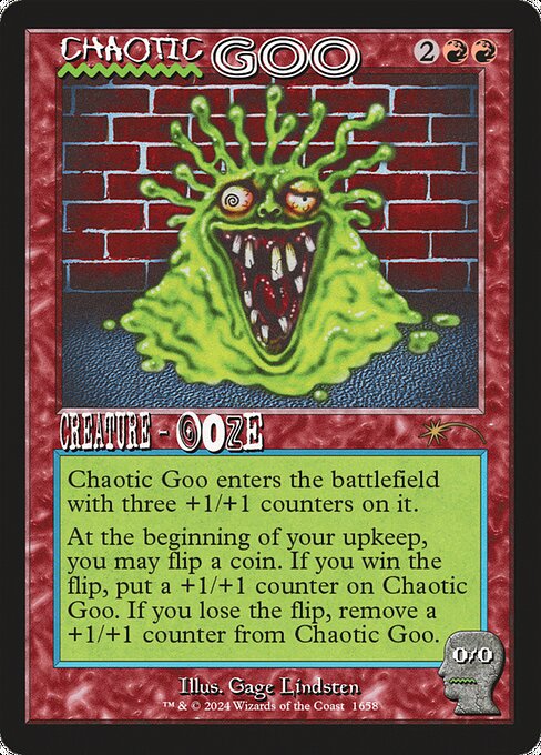 Chaotic Goo (1658) (Foil) - Secret Lair Drop - Game On