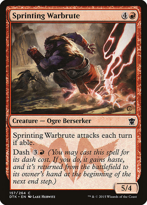 Sprinting Warbrute (157) (Foil) - Dragons of Tarkir - Game On