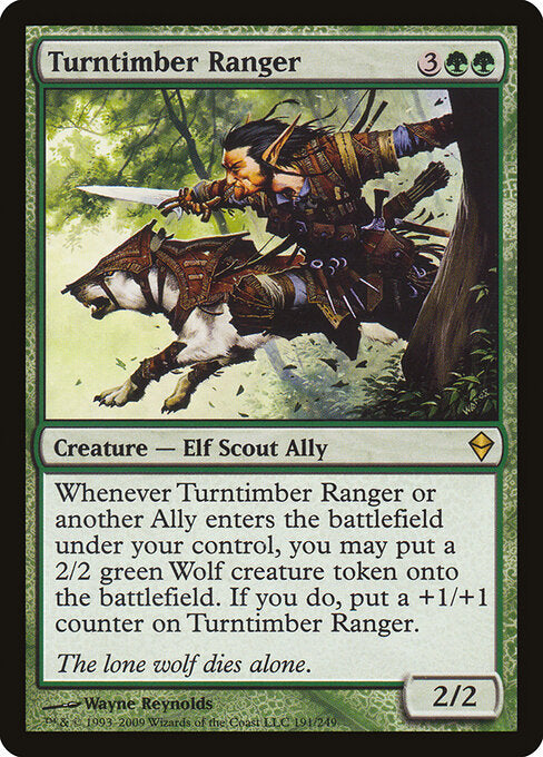 Turntimber Ranger (191) - Zendikar - Game On