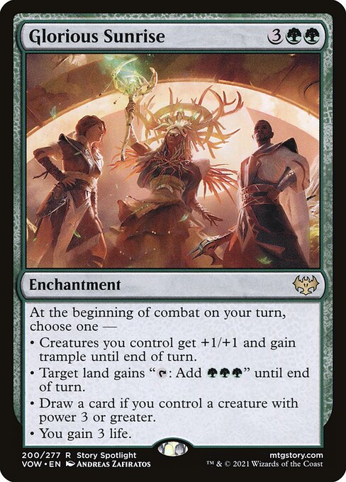 Glorious Sunrise (200) (Foil) - Innistrad: Crimson Vow - Game On