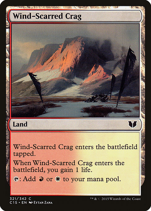 Wind-Scarred Crag (321) - Commander 2015 - Game On