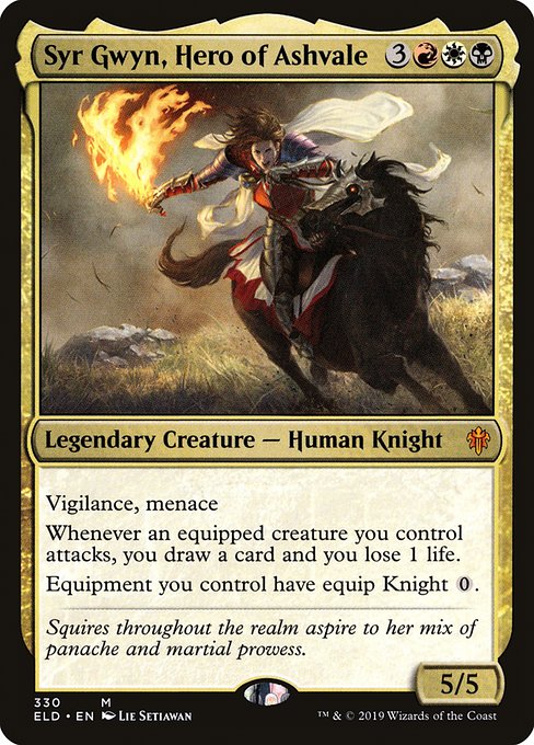 Syr Gwyn, Hero of Ashvale (330) (Foil) - Throne of Eldraine - Game On