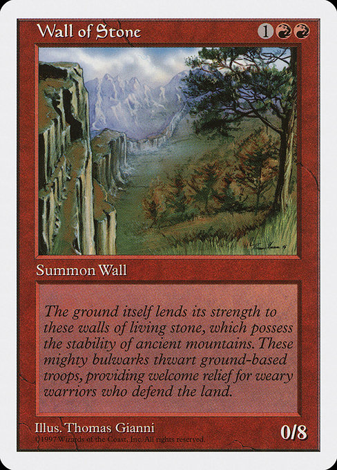 Wall of Stone (274) - Fifth Edition - Game On