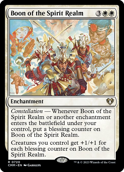 Boon of the Spirit Realm (720) - Commander Masters - Game On