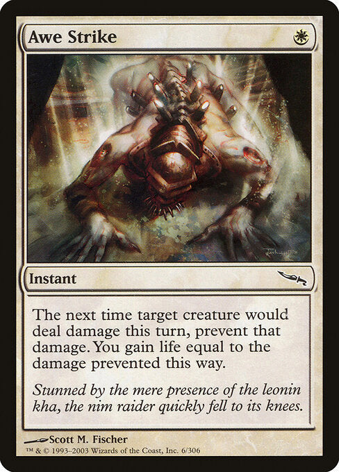 Awe Strike (6) - Mirrodin - Game On