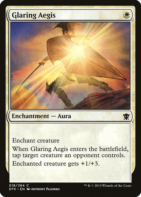Glaring Aegis (18) (Foil) - Dragons of Tarkir - Game On
