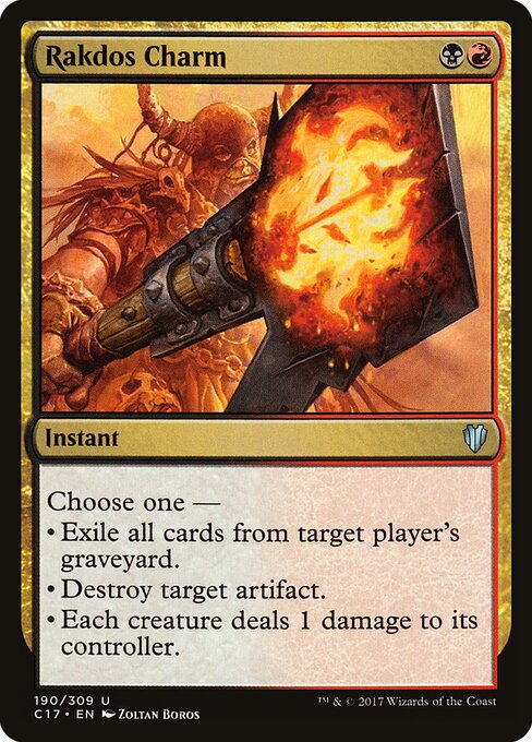 Rakdos Charm (190) - Commander 2017 - Game On