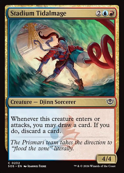 Stadium Tidalmage (232) (Foil) - Secrets of Strixhaven - Game On