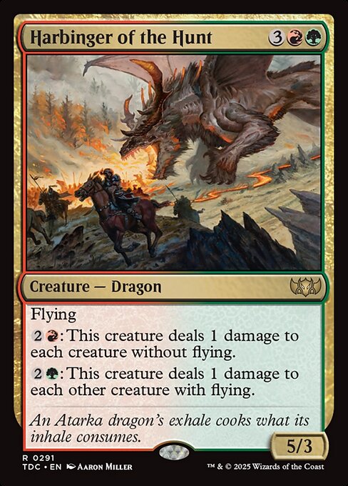Harbinger of the Hunt (291) - Tarkir: Dragonstorm Commander - Game On