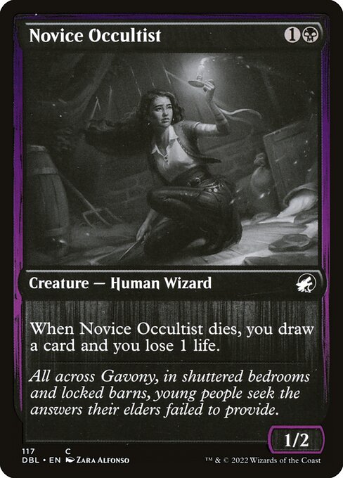 Novice Occultist (117) - Innistrad: Double Feature - Game On