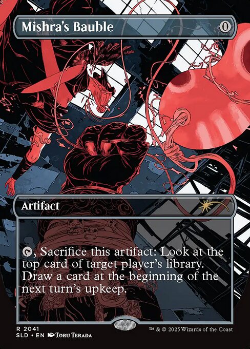 Mishra's Bauble (2041) - BORDERLESS - FULL ART - Secret Lair Drop - Game On