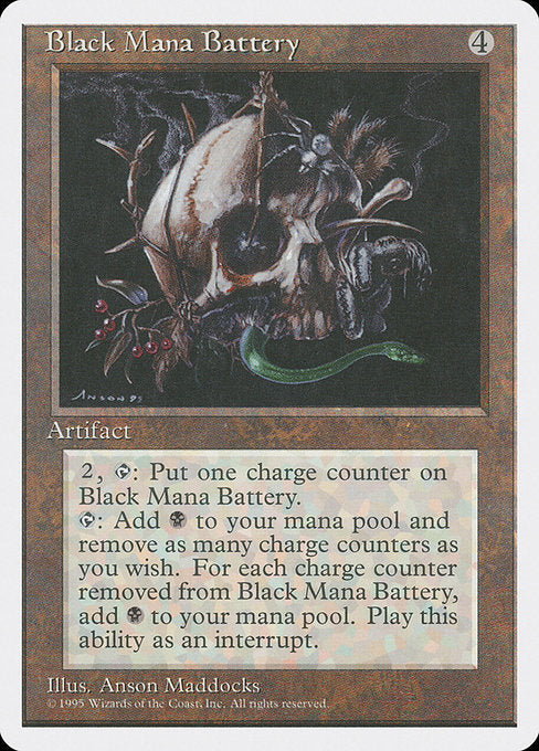 Black Mana Battery (298) - Fourth Edition - Game On